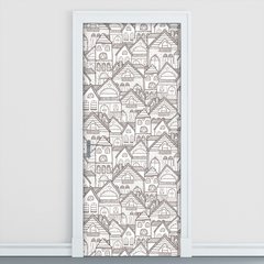 Adesivo Decorativo de Porta - Casas - 914cnpt