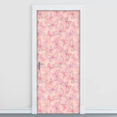 Adesivo Decorativo de Porta - Borboletas - 917cnpt