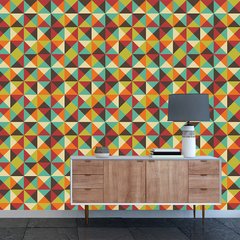 Papel de Parede Adesivo 3 Metros - Triângulos - Revestimento - 930ppa - comprar online
