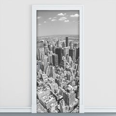 Adesivo Decorativo de Porta - Cidade - 937cnpt