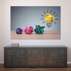 Painel Adesivo de Parede - Idéias - Criatividade - 950pn