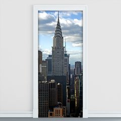 Adesivo Decorativo de Porta - Cidade - Nova Iorque - 954cnpt