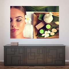 Painel Adesivo de Parede - Spa - Massagem - 956pn