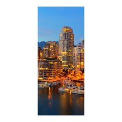Adesivo Decorativo de Porta - Cidade - 960cnpt na internet