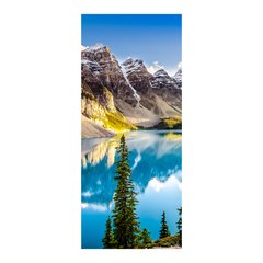 Adesivo Decorativo de Porta - Montanha - Natureza - 965cnpt na internet
