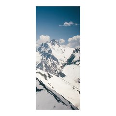 Adesivo Decorativo de Porta - Montanha - Neve - 974cnpt na internet