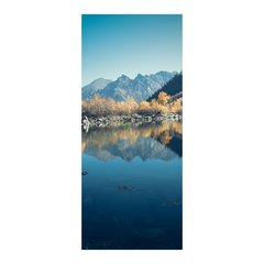 Adesivo Decorativo de Porta - Montanha - Natureza - 977cnpt na internet