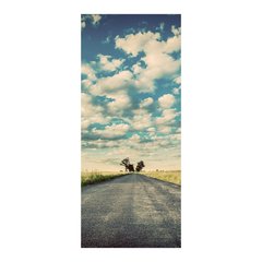 Adesivo Decorativo de Porta - Estrada - 984cnpt na internet