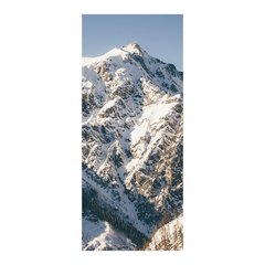 Adesivo Decorativo de Porta - Montanha - Neve - 988cnpt na internet