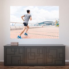 Painel Adesivo de Parede - Fitness - Corrida - 992pn