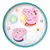 Wabro Plato Peppa Pig Antideslizante Premium