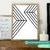 CUADRO DIAGONALES BLANCO - comprar online