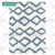 ALFOMBRA VINILICA ROMBOS AZULADA - comprar online