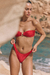 BIKINI PALMA ROJO METALIZADO