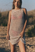 VESTIDO CORTO TEXAS OFFWHITE - tienda online