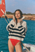 SWEATER CALIFORNIA RAYAS AZUL en internet