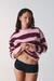 PRE-ORDER – BUZO OVER RAYAS ROSA Y BORDO - online store