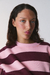 PRE-ORDER – BUZO OVER RAYAS ROSA Y BORDO - online store