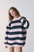 PRE-ORDER – BUZO OVER RAYAS ROSA Y MARINO - online store