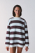 PRE-ORDER – BUZO OVER RAYAS MARRON on internet