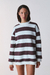 PRE-ORDER – BUZO OVER RAYAS MARRON - ITA BKNS
