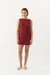 VESTIDO BLONDIE BORDO - tienda online