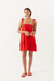 VESTIDO VOLADO BLONDIE ROJO - ITA BKNS