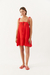 VESTIDO VOLADO BLONDIE ROJO - ITA BKNS