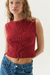 MUSCULOSA Y2K BORDO en internet