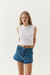 MUSCULOSA Y2K BLANCO