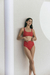 BIKINI AREIA TEXTURA ROJO