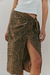 POLLERA NUDO ANIMAL PRINT - comprar online