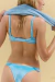 BIKINI AMANDA VELVET TURQUESA