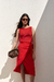 POLLERA NUDO ROJO - comprar online