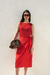 POLLERA NUDO ROJO - tienda online