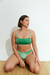 BIKINI MILOS VELVET VERDE LORO - comprar online