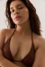 BIKINI LEBLON TIRO ALTO MARRON - tienda online