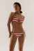 BIKINI FESTA RAYAS ROJO - comprar online