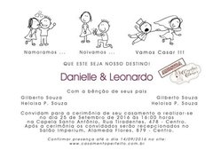 E19 - Express - Rápido 7 dias úteis - (Somente Convite) - Convites de Casamentos, Bodas, Noivado