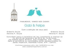 E21 - Express - Rápido 7 dias úteis - (Somente Convite) - Convites de Casamentos, Bodas, Noivado