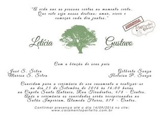 E29 - Express - Rápido 7 dias úteis - (Somente Convite) - Convites de Casamentos, Bodas, Noivado na internet