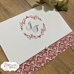 P04 Pérola - Convites de Casamentos, Bodas, Noivado, Aniversários, 15 anos, Formatura