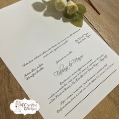 P117 Pérola - Convites de Casamentos, Bodas, Noivado