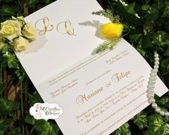 CL224 Classic - Convites de Casamentos, Bodas, Noivado, 15 anos, Aniversários, Formaturas
