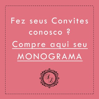 Monograma / Brasão - Apenas Clientes Convites Divinu's