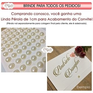 P130 Pérola - Convites de Casamentos, Bodas, Noivado na internet