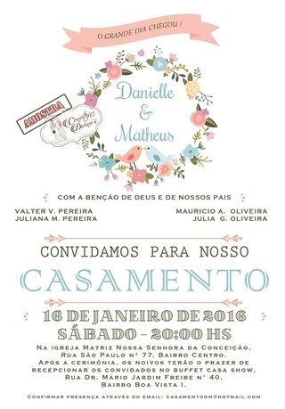 E02 - Express - Rápido 7 dias úteis - (Somente Convite) - Convites de Casamentos, Bodas, Noivado, 15 anos na internet