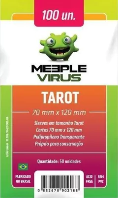 Sleeve Meeple Virus Tarot 70 x 120 mm - 100 unidades - comprar online