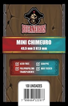 Sleeve Bucaneiros Mini Chimeuro 43,5 x 67,5 mm - 100 unidades