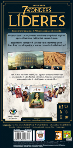 Líderes - Expansão 7 Wonders 2a Edição - comprar online